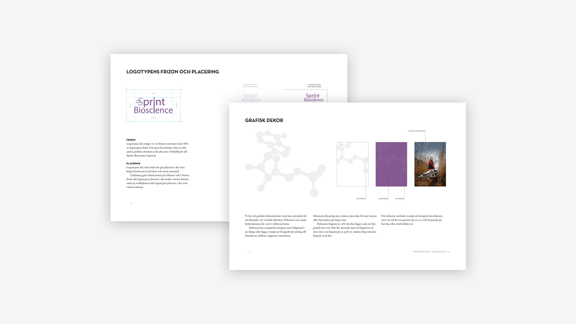 Grafisk profilmanual för Sprint Bioscience