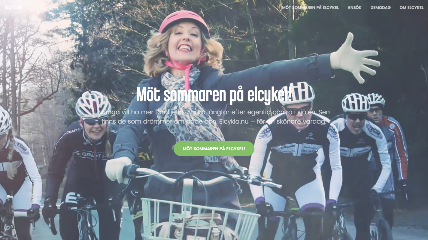 Kampanjsajt – Elcykla