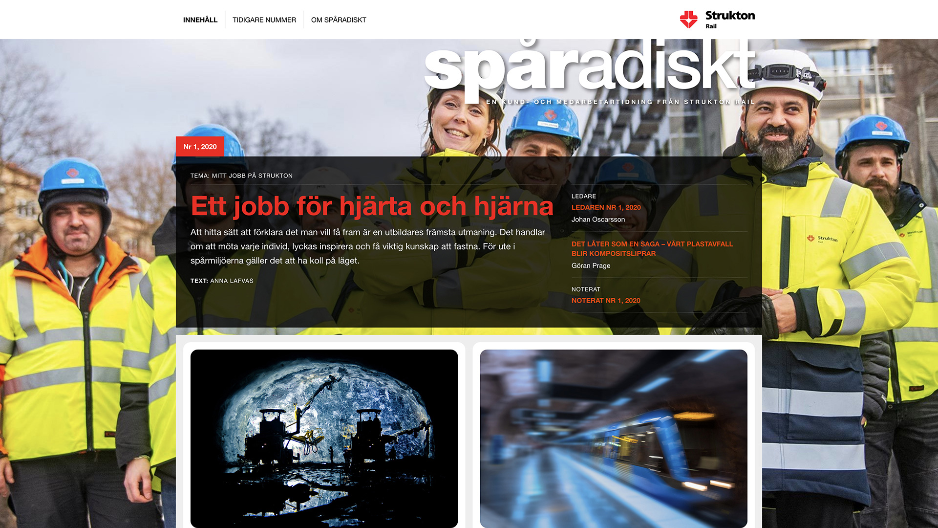 Webbsida för Spåradiskt