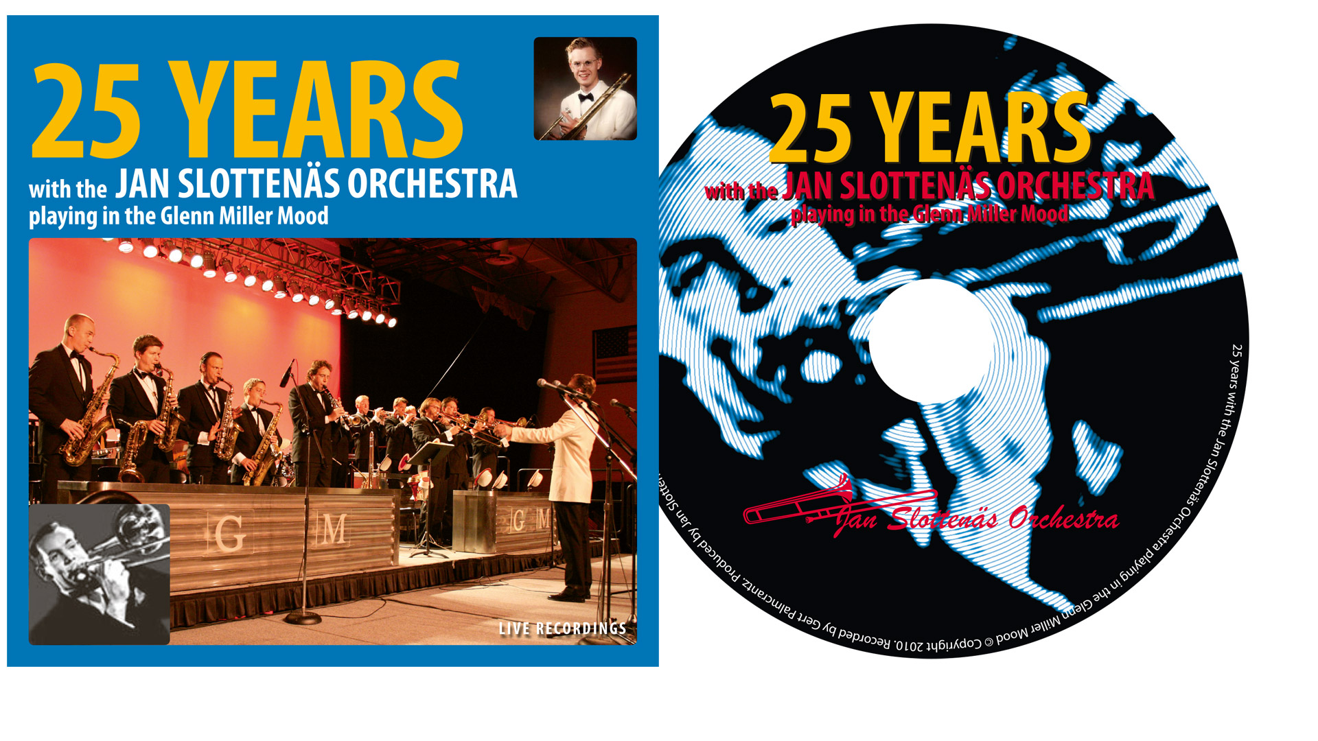 CD-skiva för Jan Slottenäs Orchestra (framsida)