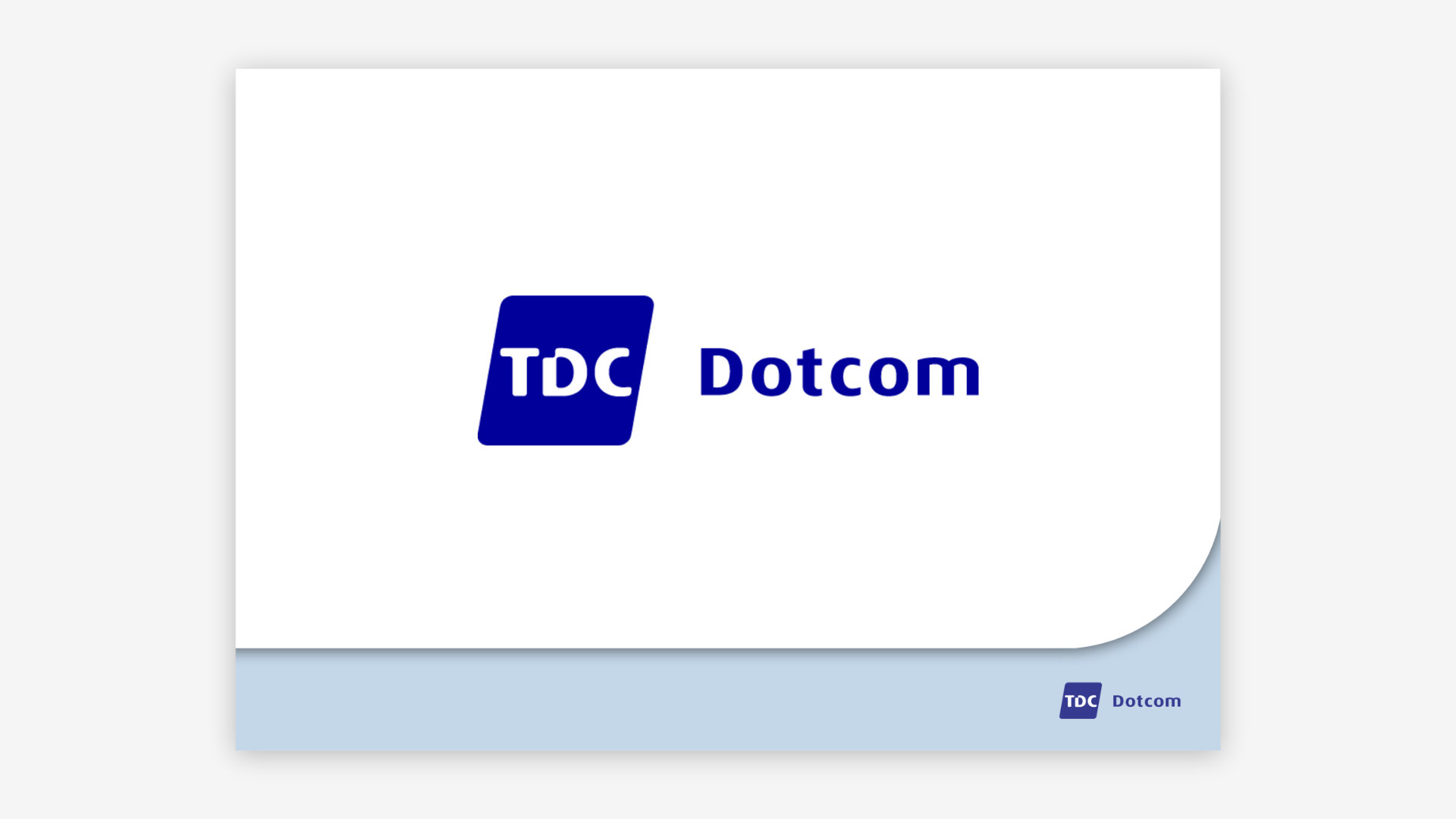 PowerPoint-presentationer för TDC Dotcom