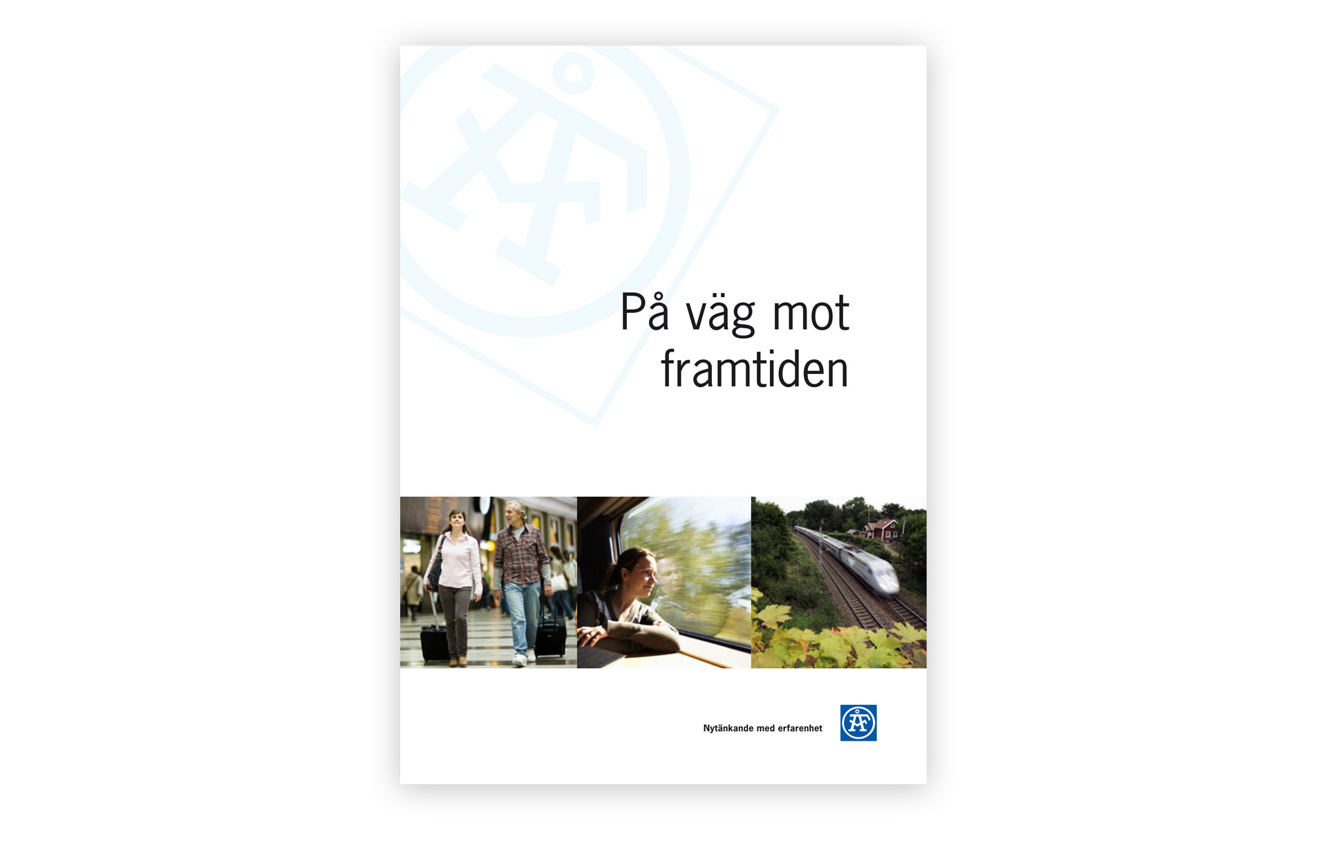 Omslag för broschyren På väg mot framtiden