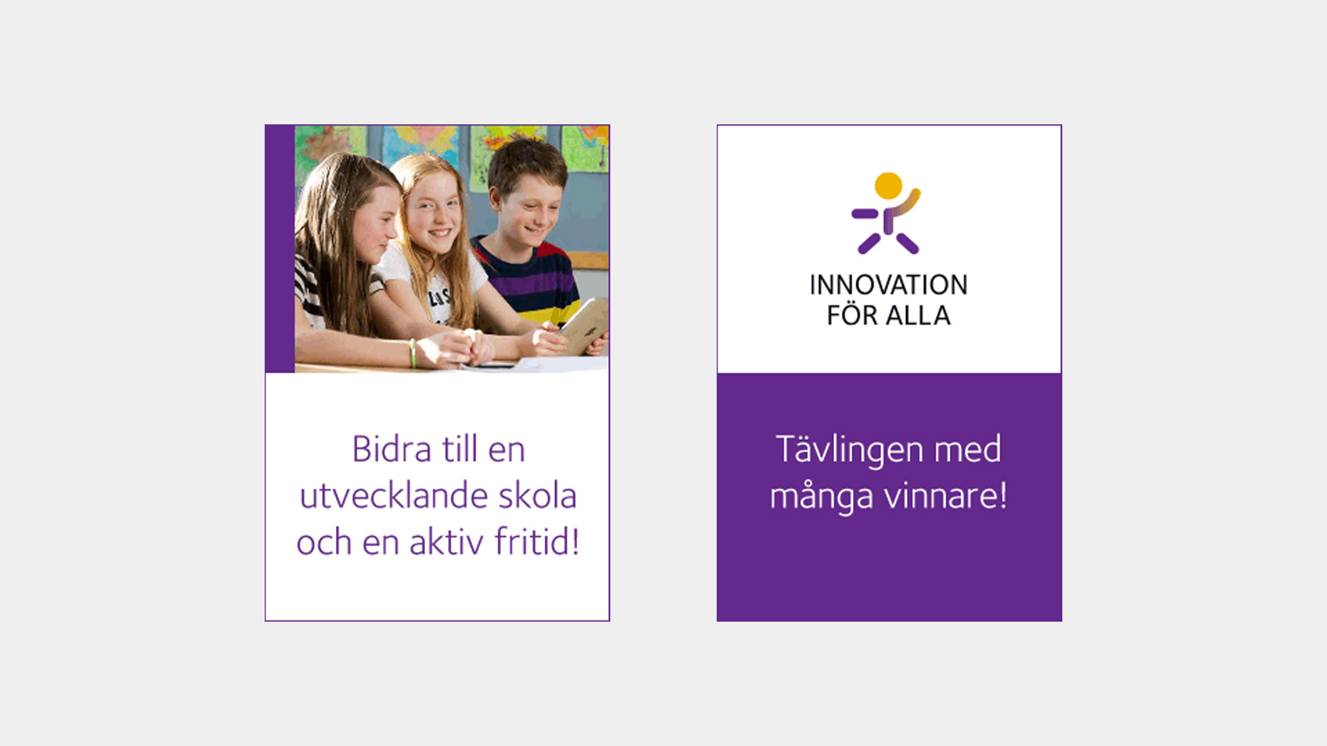 Animerade annonser för PTS