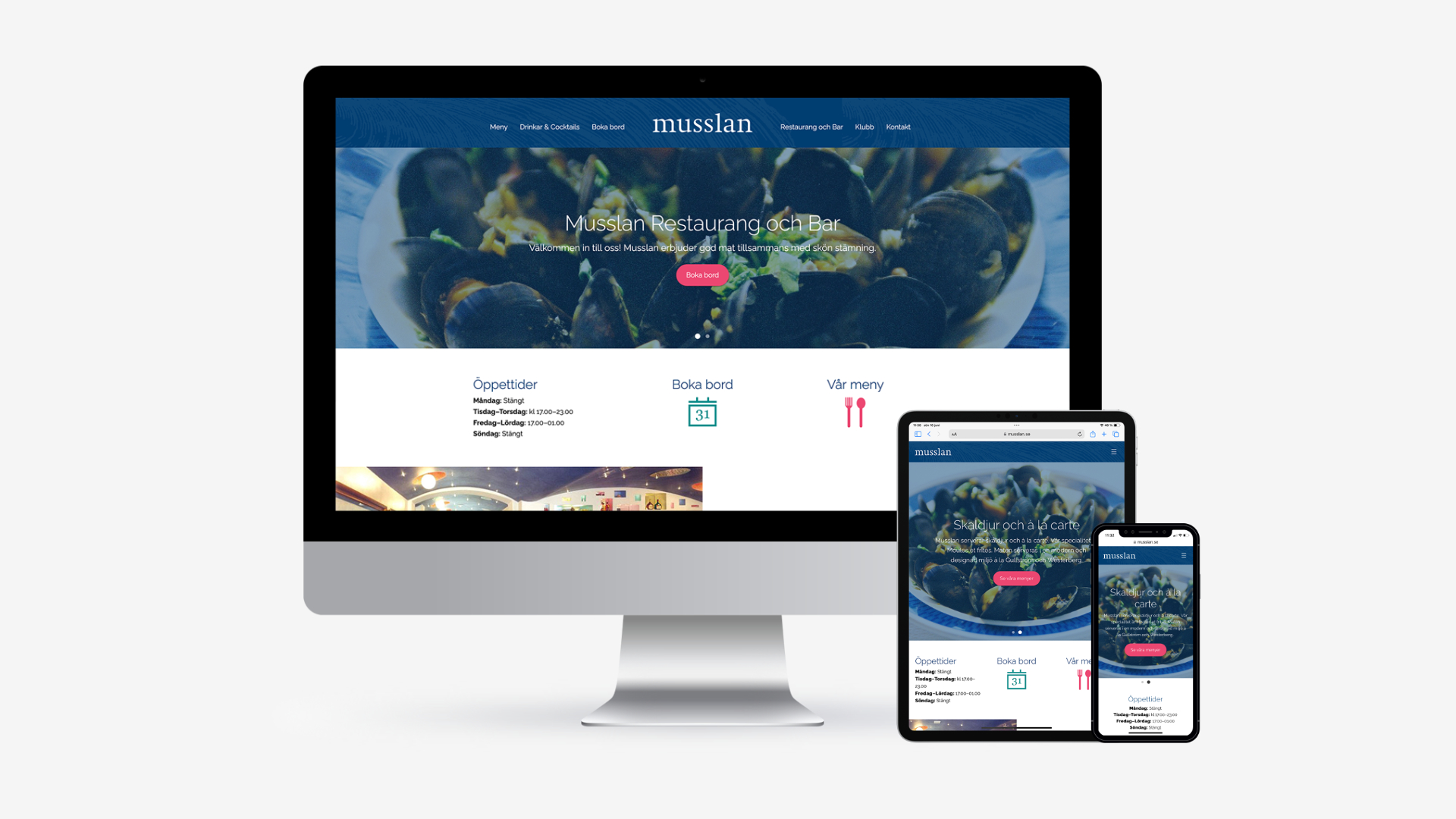 Musslans webbsida 2024