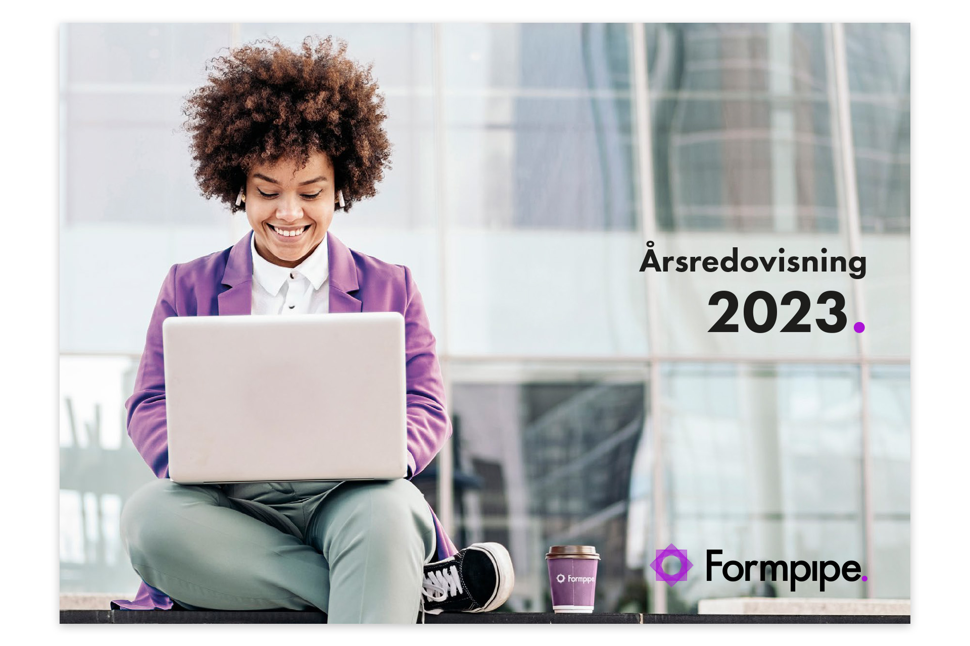 Omslaget till Formpipes årsredovisning 2023.
